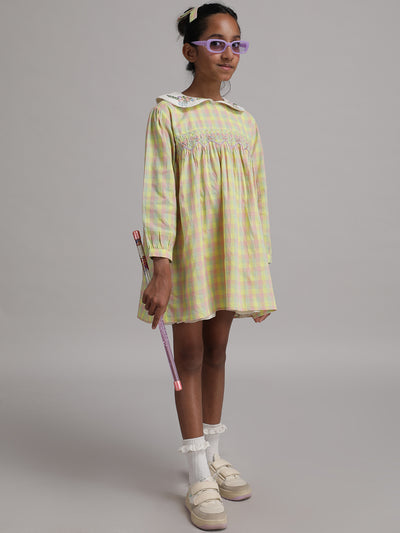 Jane Banks - Marigold Sunset Gingham NoaClothing