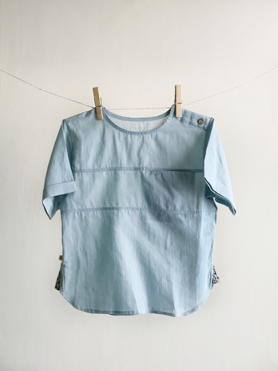 Jungle Gym Tee Top Blue Mist NoaClothing