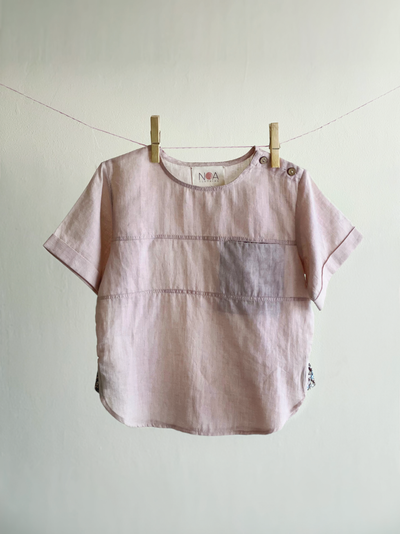 Jungle Gym Tee Top Peach Whip NoaClothing