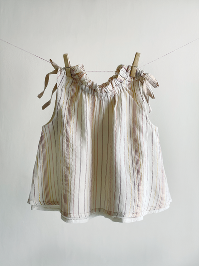 Summer Picnic Top - Candy Stripe NoaClothing